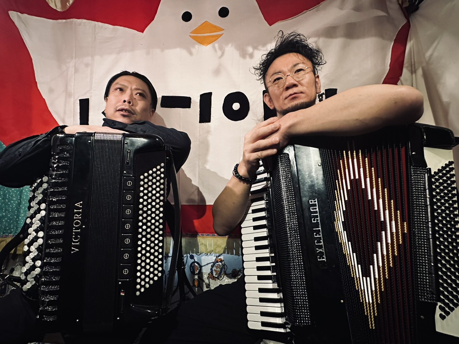 「6/7(日)カリトマト】原田忠 ボタンacc 都丸智栄 鍵盤accミニアルバム💿発売ツアー③ 函館編・ブルースの木」のアイキャッチ画像